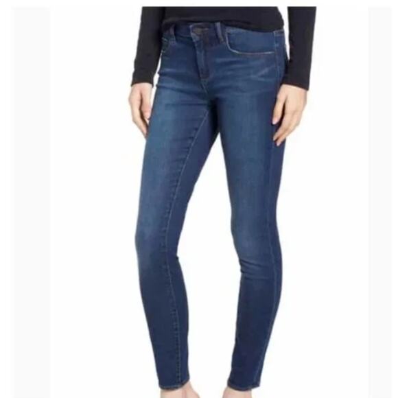 Articles of Society Jeans Size 27 Sarah Skinny Blue Rock Mid Rise Dark Wash - Picture 1 of 8